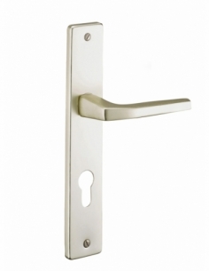 Poignée de porte intérieure PICARDIE trou de cylindre entraxe 70 00500371