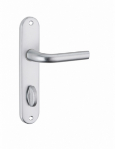 Poignée de porte intérieure LETO à condamnation argent 00590191