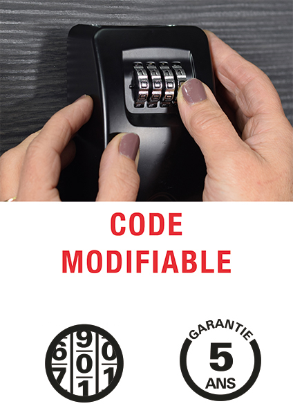 Boite à clés code modifiable